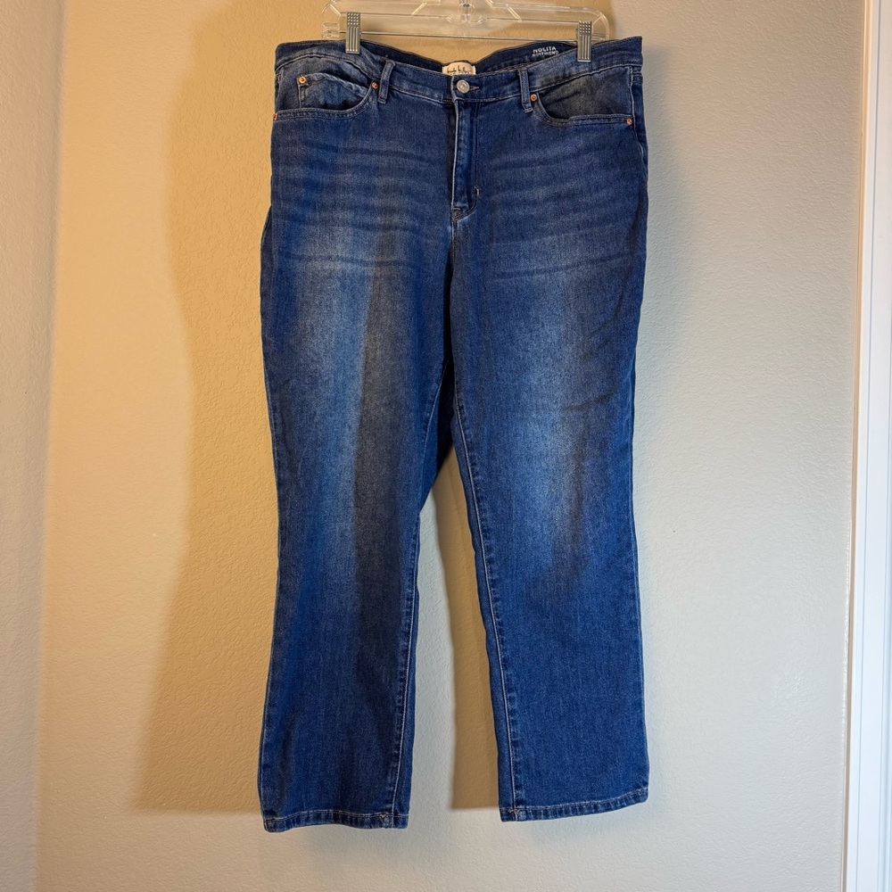 Nicole Miller Dark Blue Ankle Jeans